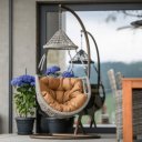 Függőfotel Luanda barna-szürkésbarna