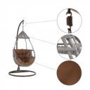 Függőfotel Luanda barna-szürkésbarna