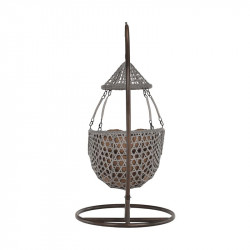 Függőfotel Luanda barna-szürkésbarna