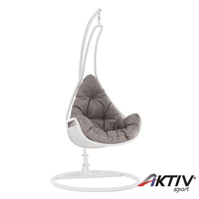 Függőfotel Talise fehér-szürkésbarna