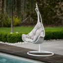 Függőfotel Talise fehér-szürkésbarna