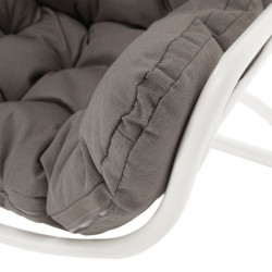 Függőfotel Talise fehér-szürkésbarna