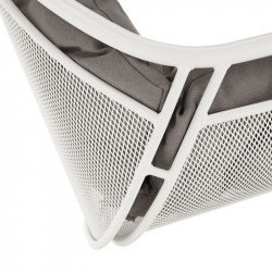 Függőfotel Talise fehér-szürkésbarna