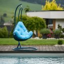 Függőfotel Talise kék-türkiz