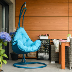 Függőfotel Talise kék-türkiz