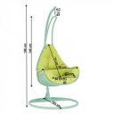 Függőfotel Talise neonmenta-zöld