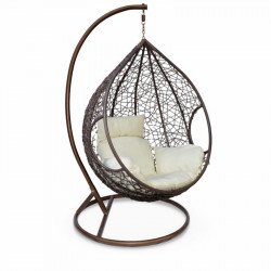 Függőfotel Noela krém-barna Kert Tempo Kondela