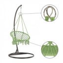 Függőszék állvány nélkül Amado 2 zöld