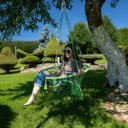 Függőszék állvány nélkül Amado 2 zöld