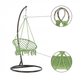 Függőszék állvány nélkül Amado 2 zöld