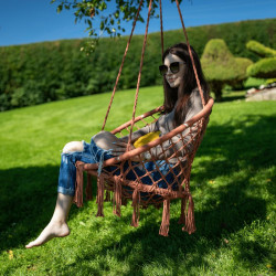 Függőszék állvány nélkül Amado 2 barna