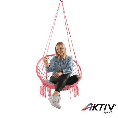 Függőszék állvány nélkül Amado 2 rózsaszín