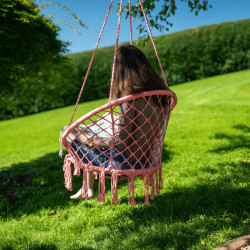 Függőszék állvány nélkül Amado 2 rózsaszín