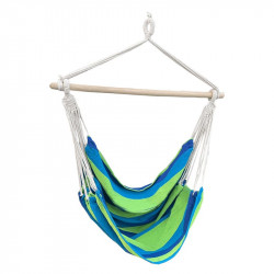 Függőszék állvány nélkül Lindo fehér-zöld-kék Sportszer Tempo Kondela