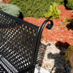 Kerti hintapad Magina fekete