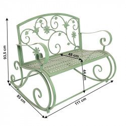 Kerti hintapad Wilio mentazöld