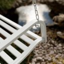 Kerti hinta állvány nélkül Abea fehér