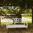 Kerti hinta állvány nélkül Abea fehér