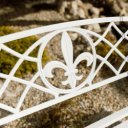 Kerti hinta állvány nélkül Abea fehér