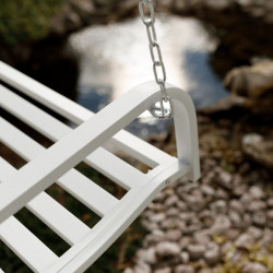 Kerti hinta állvány nélkül Abea fehér