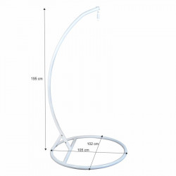 Szépséghibás függőszék állvány Otan Typ 2 fehér