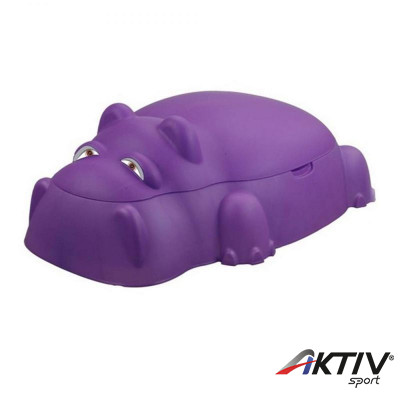 Homokozó vízilovas lila