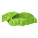 Homokozó vízilovas zöld
