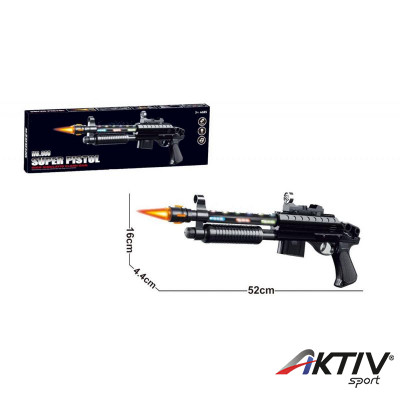 Játék fegyver hanggal és fénnyel