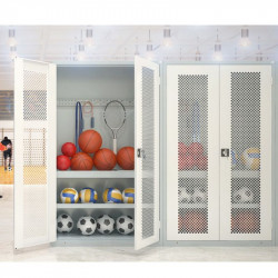 Sporteszköz tároló szekrény