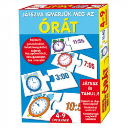 Játszva ismerjük meg az órát Szórakoztató játékok Dohány Toys