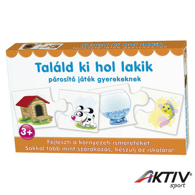 Párosító játék Találd ki hol lakik