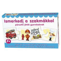 Párosító játék Ismerkedj a szakmákkal Gyereknap Dohány Toys