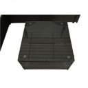 Kerti bútor szett két részes Alera rattan sötétbarna-krém