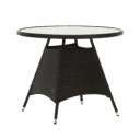 Kerti bútor szett öt részes Randel rattan sötétbarna-bézs