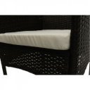 Kerti bútor szett öt részes Randel rattan sötétbarna-bézs