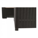 Kerti bútor szett három részes Roden rattan barna-bézs