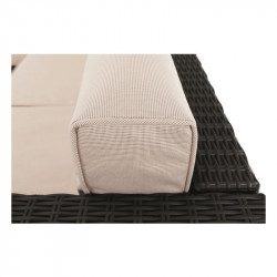 Kerti bútor szett három részes Roden rattan barna-bézs