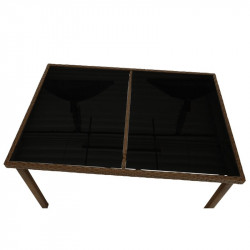 Kerti bútor szett hét részes Garden rattan méz-krém