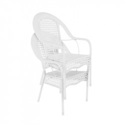 Kerti bútor szett öt részes Koven fehér