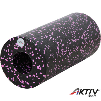 Aktivsport masszázs henger sima felülettel 14x33 cm rózsaszín