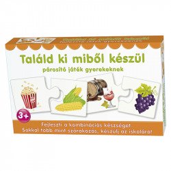 Párosító játék Találd ki miből készül Gyereknap Dohány Toys