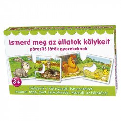 Párosító játék Ismerd meg az állatok kölykeit Gyereknap Dohány Toys