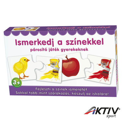 Párosító játék Ismerkedj a színekkel