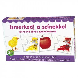 Párosító játék Ismerkedj a színekkel Gyereknap Dohány Toys
