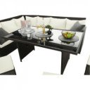 Kerti bútor szett öt részes Stark barna-krém