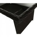 Kerti bútor szett öt részes Stark barna-krém