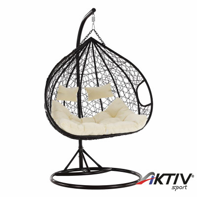 Függőfotel dupla Dalvea barna-bézs Függőfotel dupla Dalvea barna-bézs