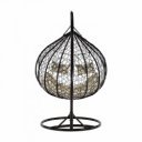 Függőfotel dupla Dalvea barna-bézs