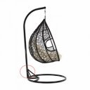 Függőfotel dupla Dalvea barna-bézs