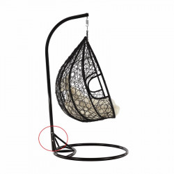 Függőfotel dupla Dalvea barna-bézs